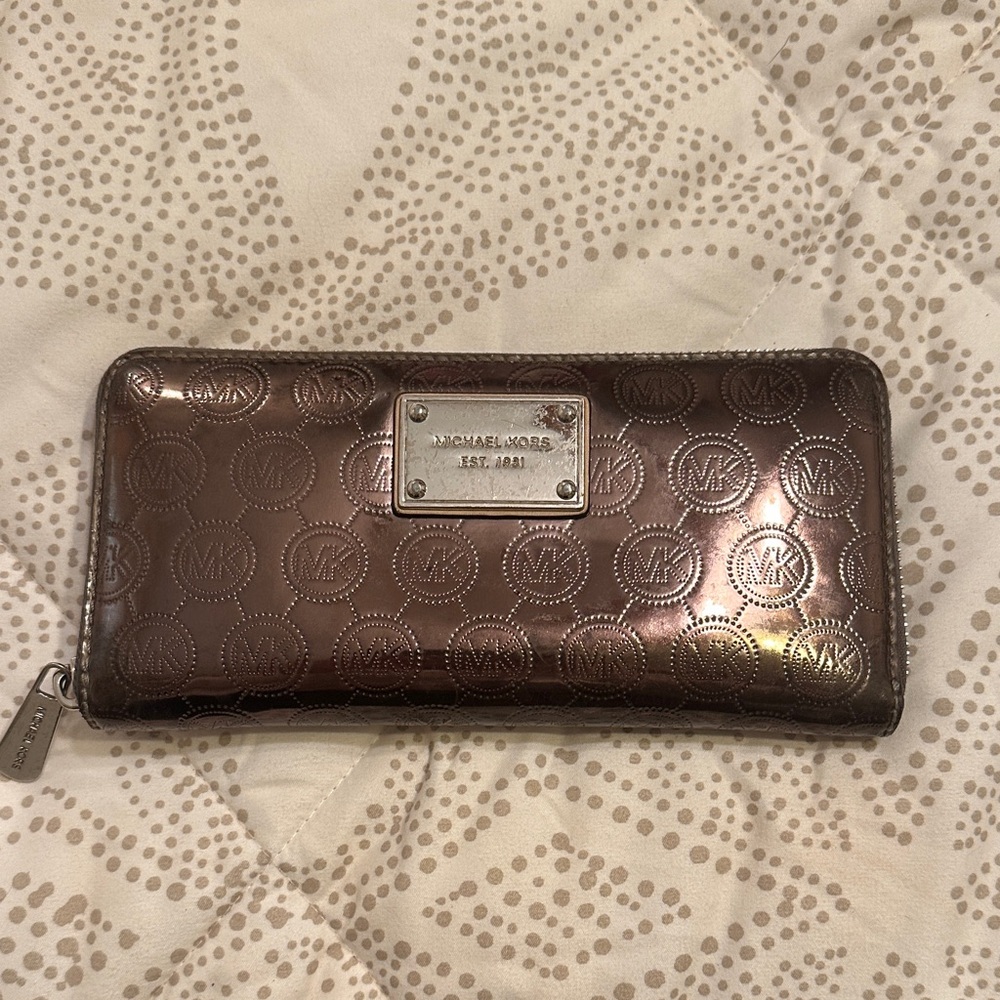 Michael Kors Shimmering Bronze Wallet